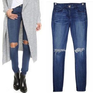 3x1 NYC Knee Slash Mid-Rise Skinny Jean 24